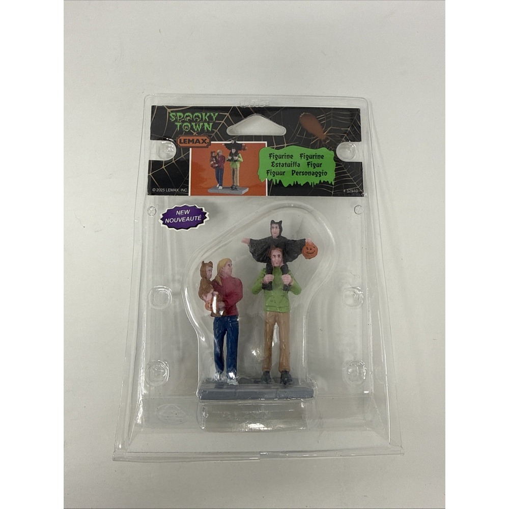 Lemax 52510 NEIGHBORHOOD TRICK-OR-TREATERS Spooky Town Figurine Halloween NEW